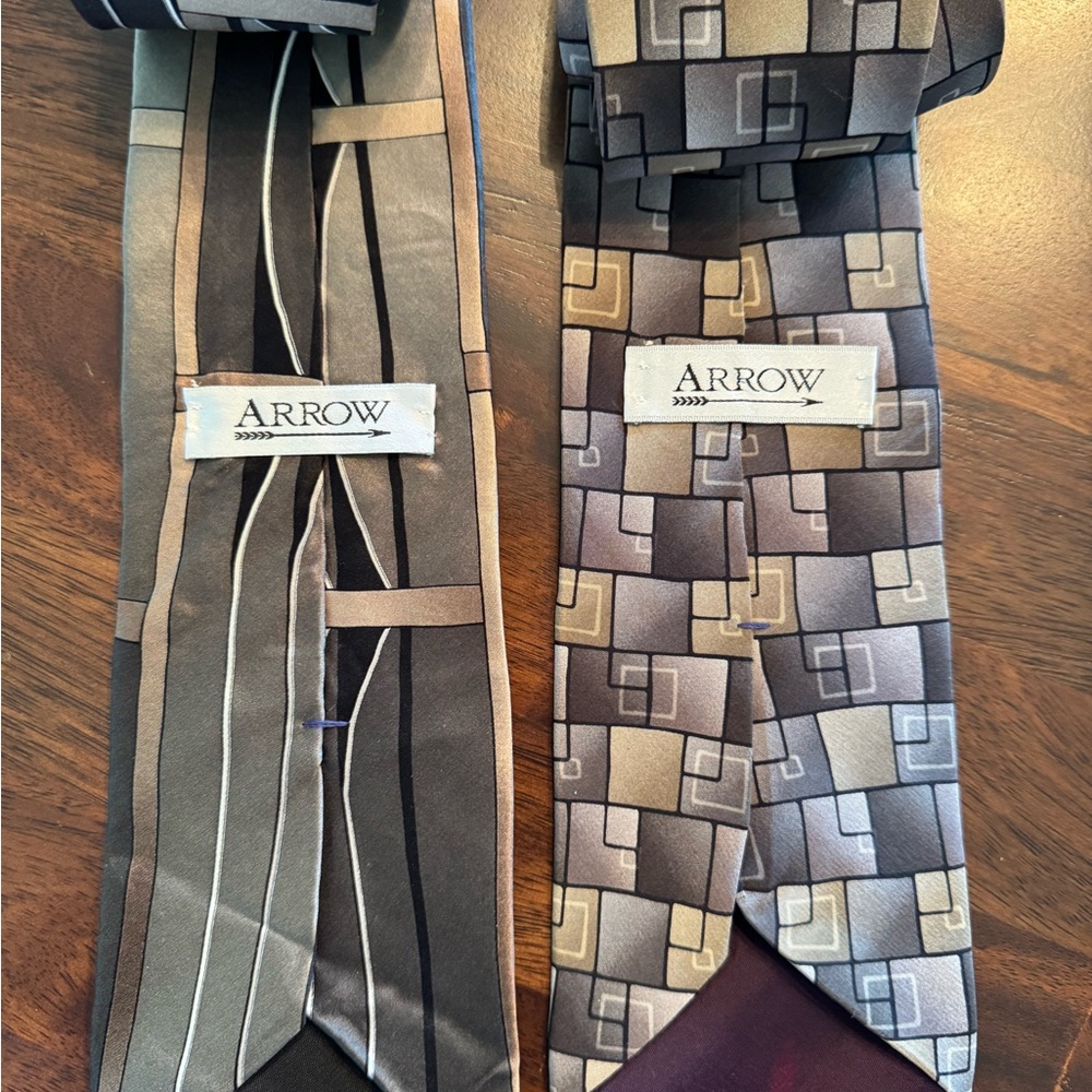 Arrow Men's Neckties - Set of Two - Picture 2 of 3